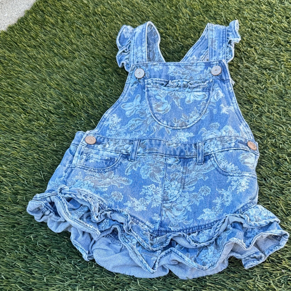 Gap x love shack fancy toddler denim dress 2t - Picture 3 of 7